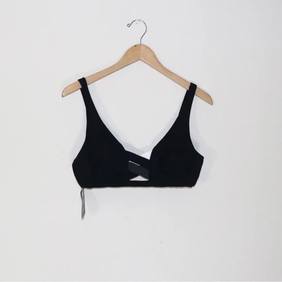 Valimare Martinique Strappy Bikini Top in Black, White, Gray